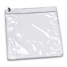 Protective Zippered Plastic Cover for Tefillin Bag  Transparent